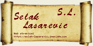Selak Lašarević vizit kartica